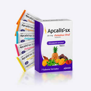 Schachtel mit 7 Packungen von Apcalis Oral Jelly