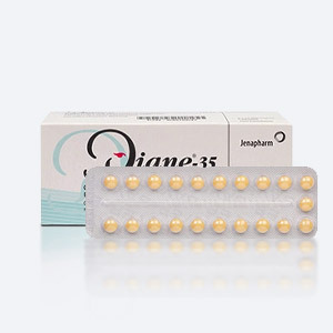 Diane 35 Pille Verpackung und Blister mit Tabletten