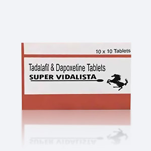Verpackung von Super Vidalista Pillen