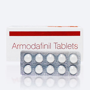 Armodafinil Verpackung und Blister mit Pillen