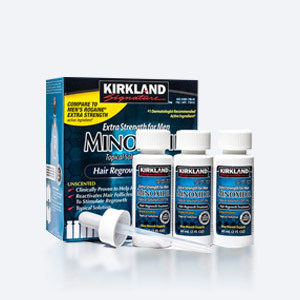 Verpackung mit Fläschchen Minoxidil 5 %