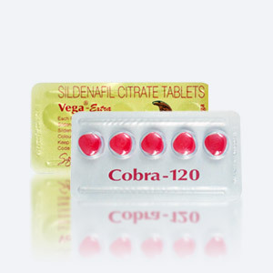 Blister mit Tabletten Cobra 120mg