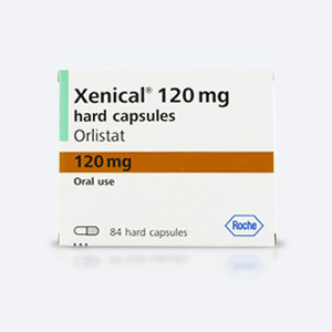 Packungansicht des Arzneimittels Xenical (Orlistat)